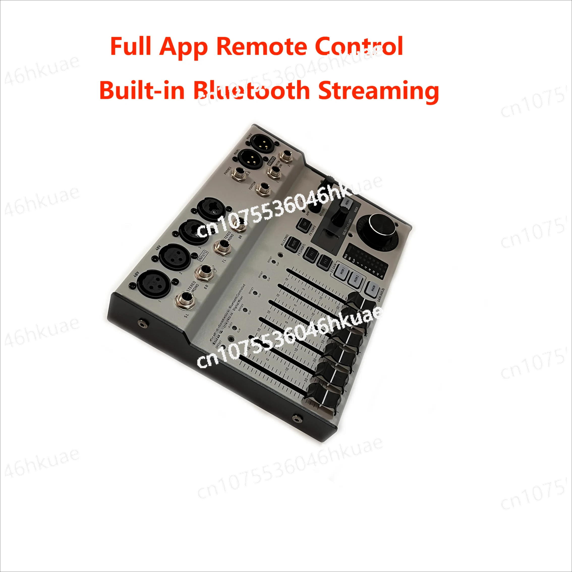 Streaming 8-8 Audio Digital Mixing Console, Audio New Performance Bar Design,