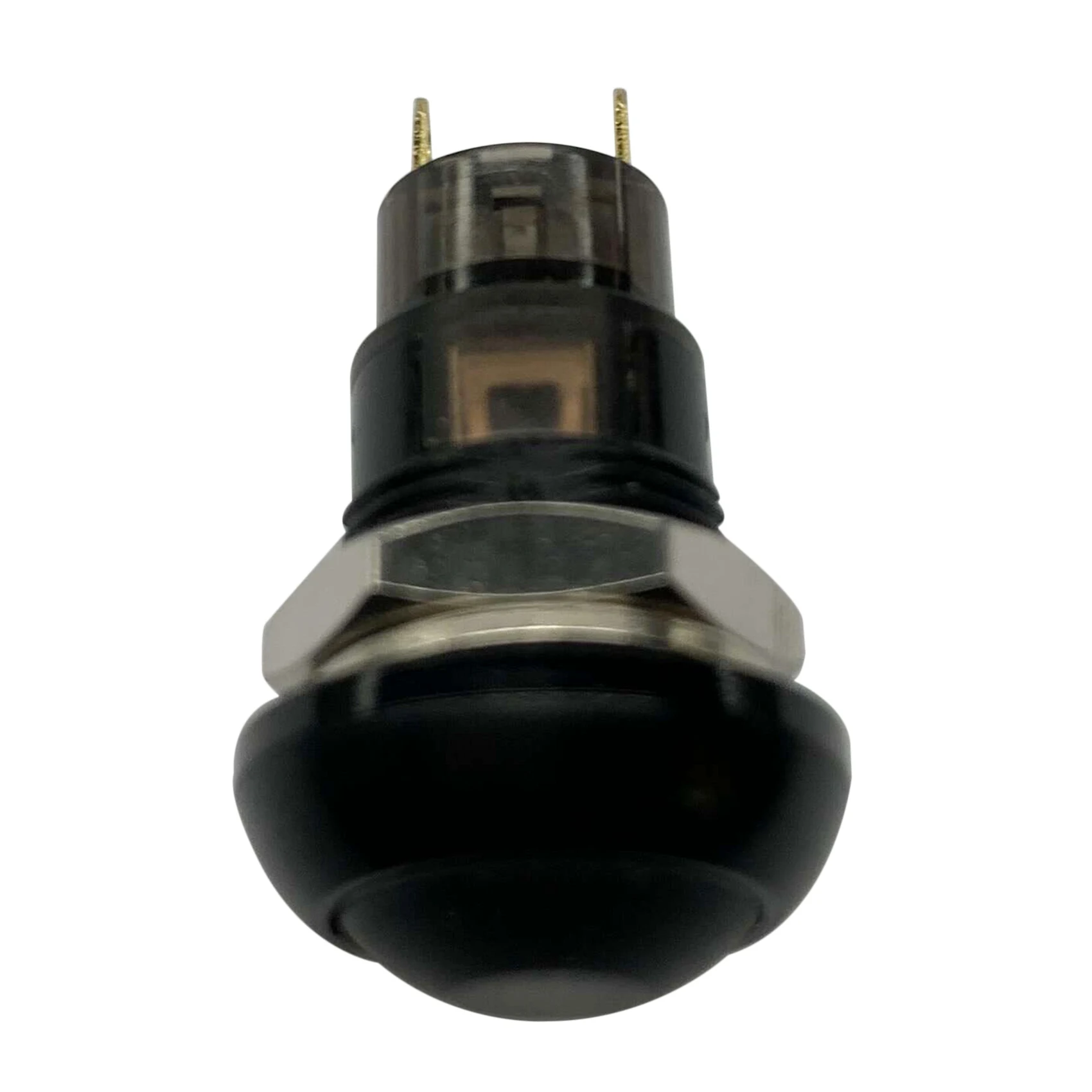 

N13R-(Durable) 2X On-Off Latching Waterproof 12Mm Push Button Switch SPST 2A IP67, Black