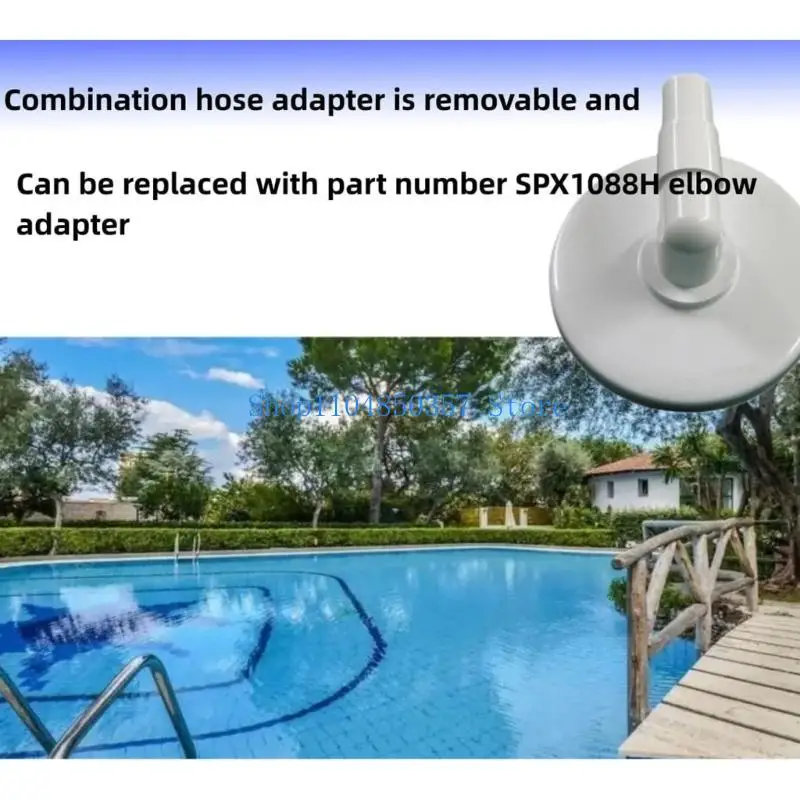 

652F Pool Hose Elbow Adapter Plate Replacement Above Ground Pool Adapter Plate for SP11071 Pool Skimmer Accessories Enduring