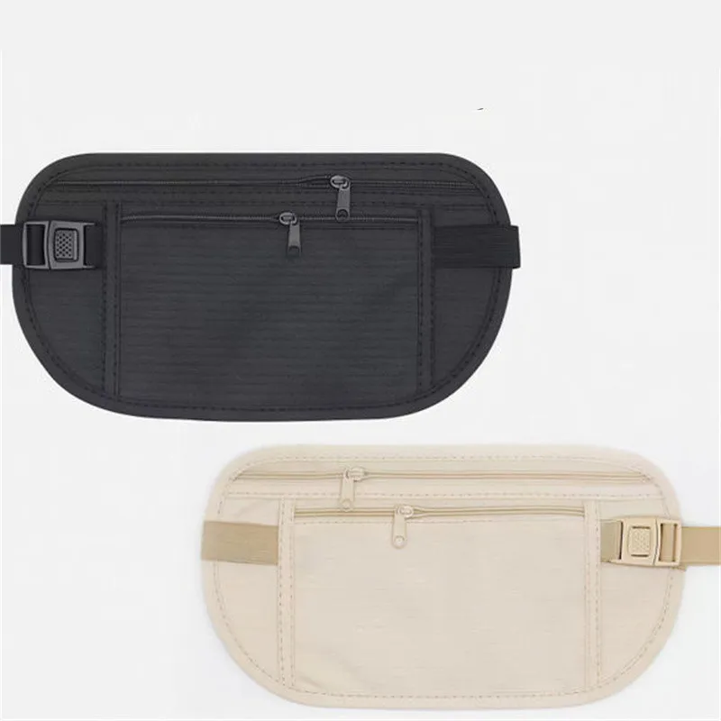 Running Waist Bag, Invisible Travel Waist Bag, Passport, Money Belt Bag, Hidden Safe Wallet, Gift Bag, Money Bag