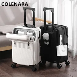 COLENARA-Valise à Roulettes Légère de 20, 22, 24 et 26 Pouces, Boîte d'Embarquement d'Affaires à Ouverture Frontale de Haute Qualité