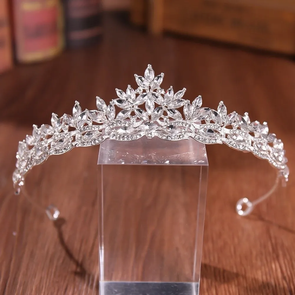 

Hair Hoop Crystal Crown Headwear Headbands Hair Accessories Bridal Princess Crown Sparkling Luxury Rhinestone Diadem