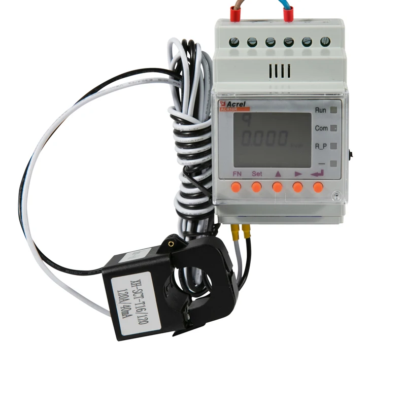 Acrel ACR10R Single Phase Bidirectional Meter For Solar Paired 300A External Current Sensor with Rs485 Modbus-RTU