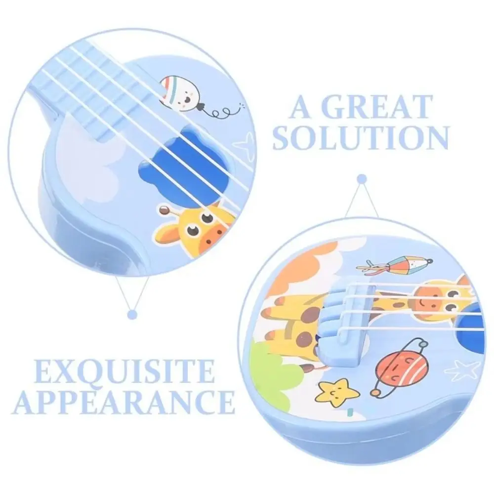 Nowe Kreskówkowe Ukulele Mini dla Dzieci Kreatywne Zabawki Muzyczne Prezent dla Początkujących Instrumenty Muzyczne