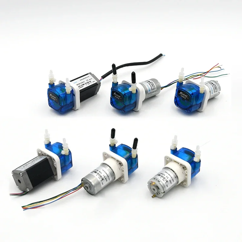 Kamoer KPHM100 100ml/min 12V 24V tiny brushed brushless stepper motor optional small peristaltic liquid dosing pump