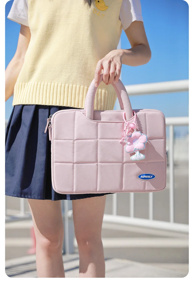 Laptoptasche 13,3 14 15 15,6 Zoll Aktentasche Hülle für MacBook Air Pro Xiaomi Huawei ASUS Notebook-Tasche Herren Damen Tragbare Handtasche – Detail 18