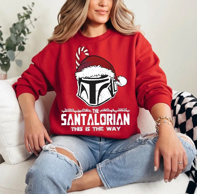 

Star Wars Mandalorian Christmas Shirt Disney Santalorian This Is The Way Christmas Shirt Star Wars Christmas Shirt