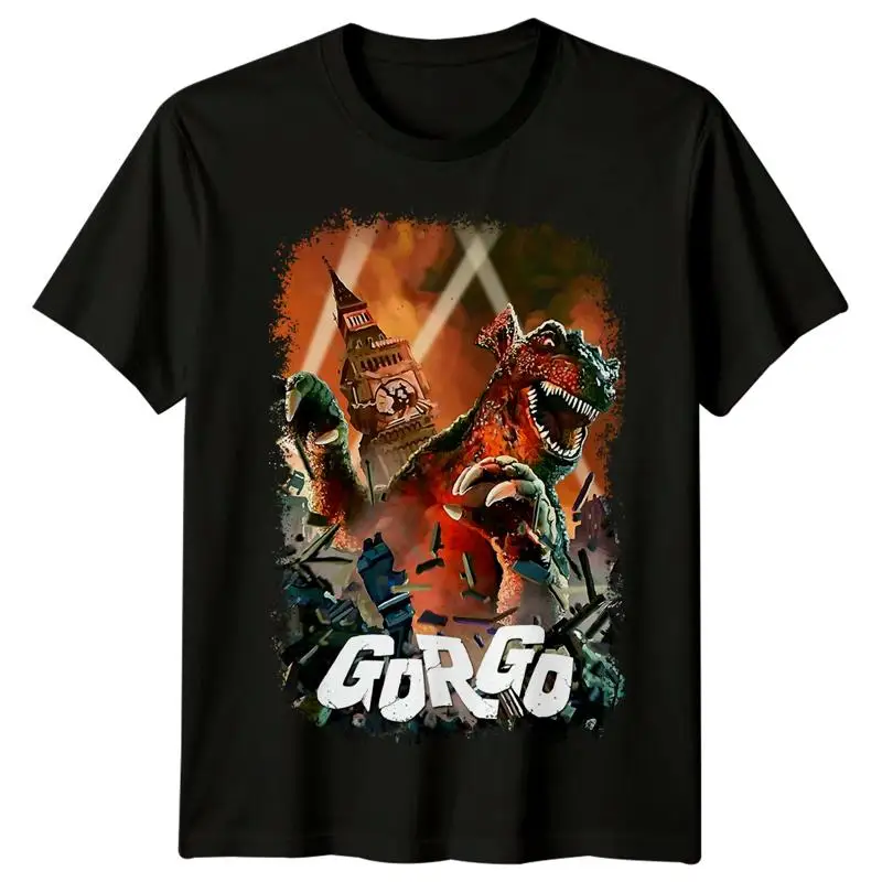 Camiseta inspirada en el póster de la película Gorgo 1961, estilo retro de los años 80