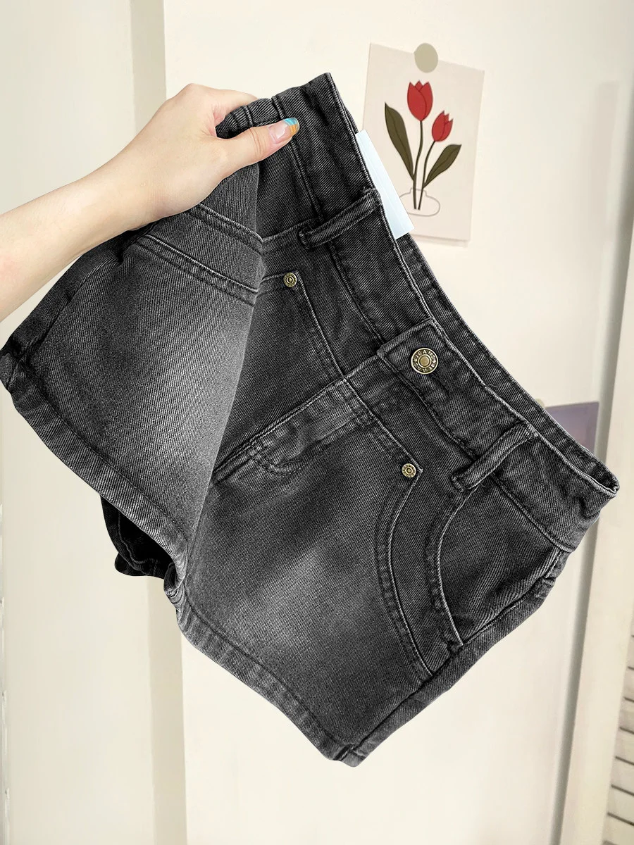 

American Retro Denim Skirt Women's High Street Versatile Slim Fit Pants Skirts Spicy Girl High Waist A-line Short Skirts
