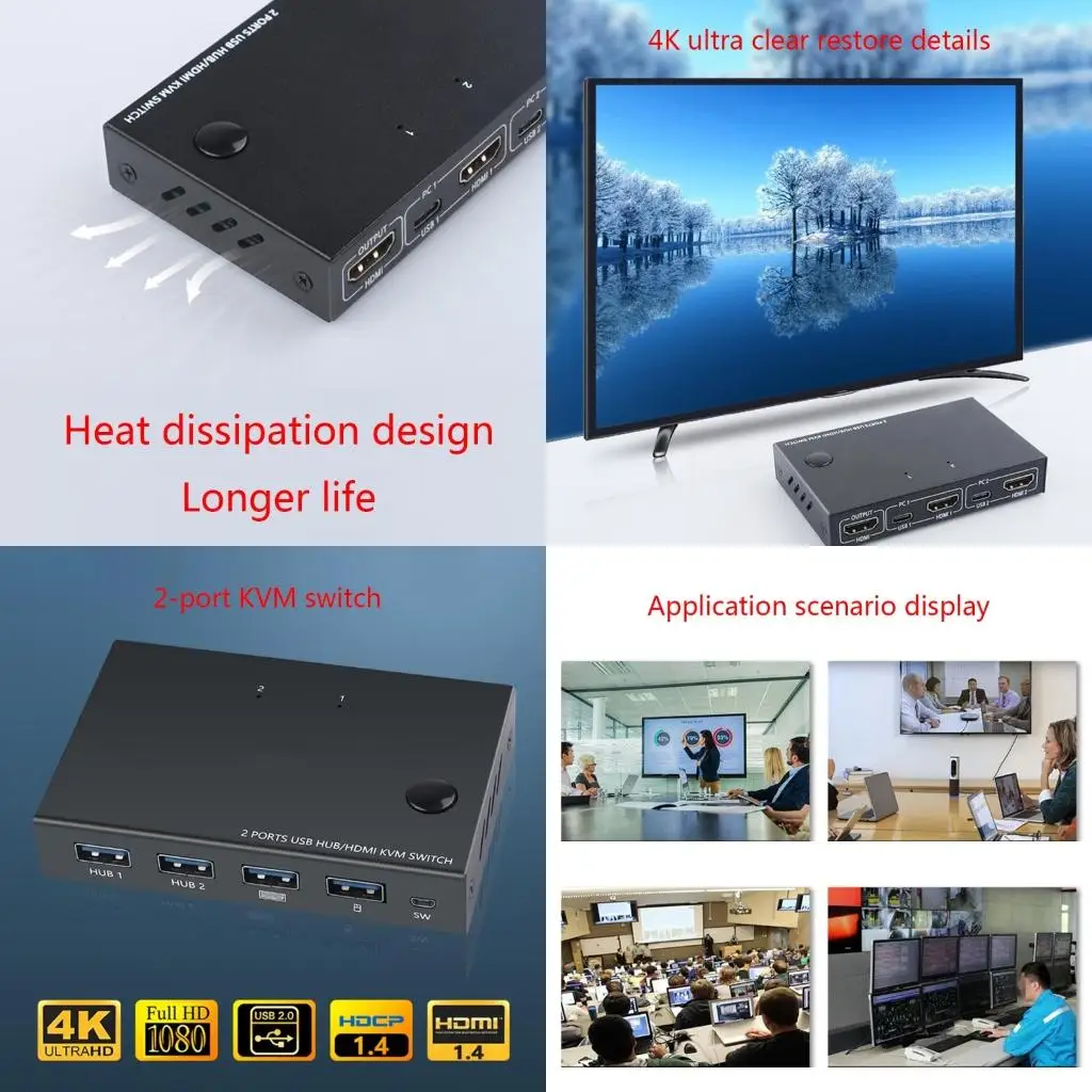 A52B 2-Port Kvm Swi…