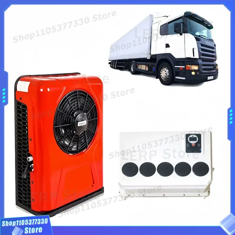 12V 24V Portable Air Conditioner for Semi Truck Tractor Cab RV Car Lift HVAC Cooling Unit Compact Design Efficient