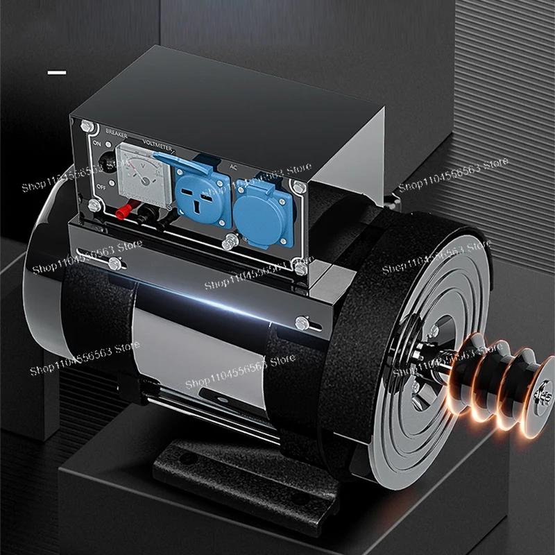 Small generator 6KW single-phase motor Diesel generator set All copper inner core Portable
