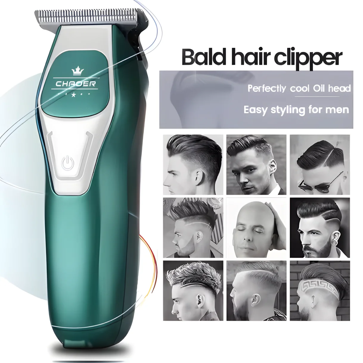 

Профессиональная машинка для стрижки волос с Т-образным лезвием — сверхточная парикмахерская машинка для стрижки волос 0 мм для домашнего и салонного использования