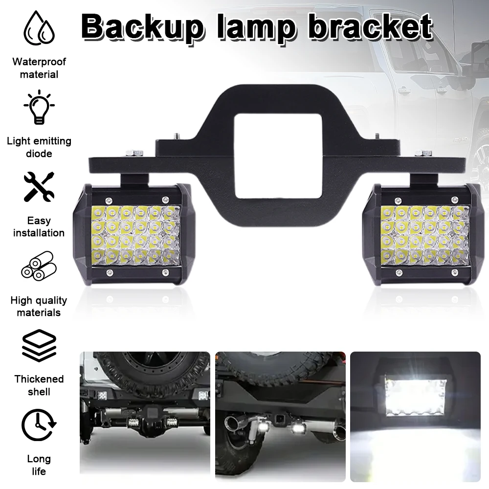 

Pod Lights LED Light Pods With Towing Hitch Mount Brackets Waterproof Spotlight Strip With Towing Hitch Brackets Reverse Car