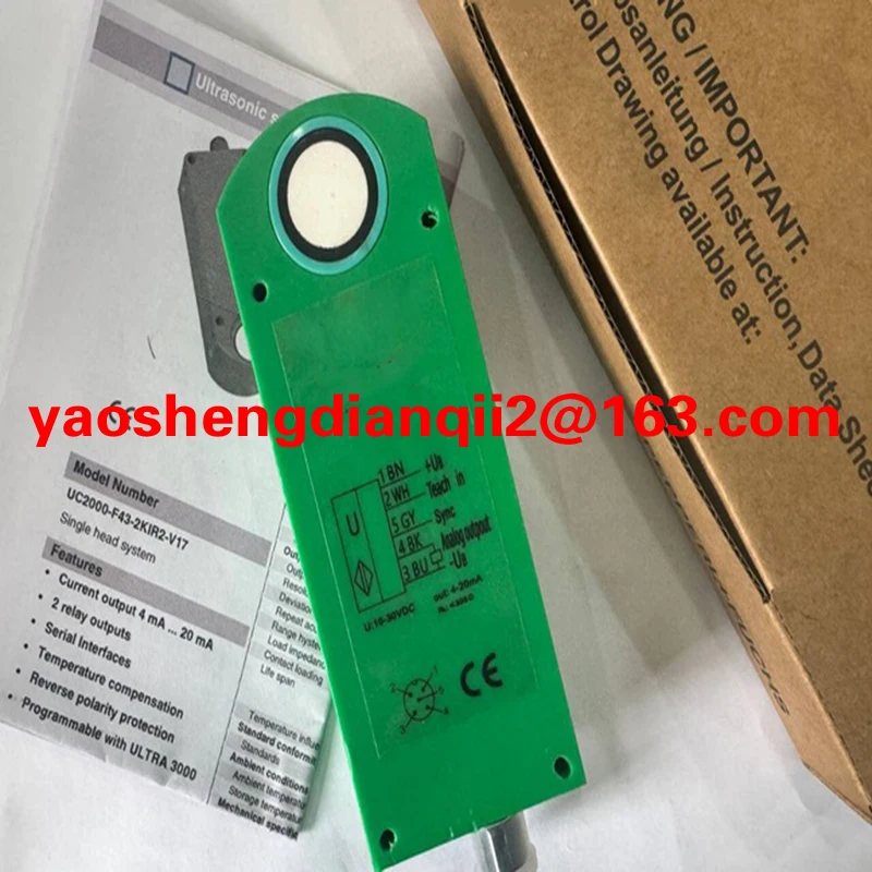 

Brand New Original Ultrasonic Sensor UC2000-F43-2KIR2-V17 UC4000-30GM-IUR2-V15 UC4000-30GM-IUR2-V16