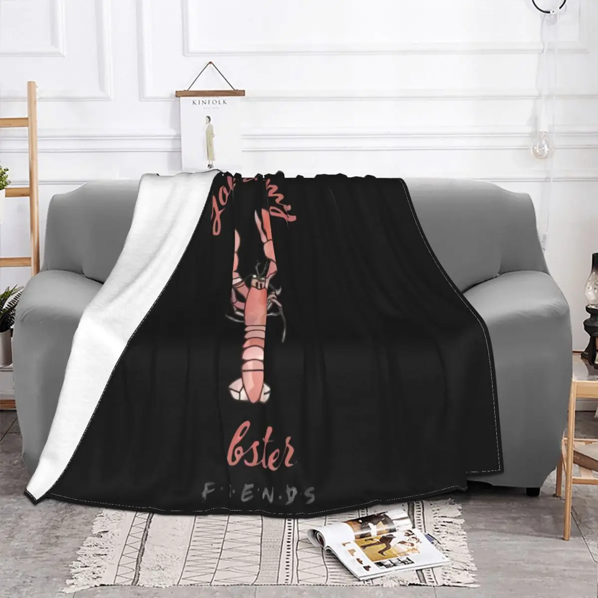 Friends Mens Lobster Chest Farmhouse Gift Interested Any Logo Fashion Different Child Popular Style Girl Throw Blanket