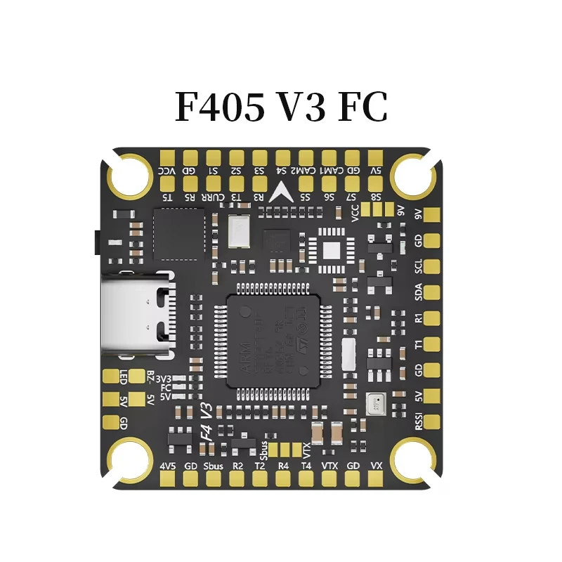 

Aocoda-RC F405 V3 FPV Flight Controller STM32F405 ICM42688P OSD 16MB BlackBox SPL06 Baro,30.5x30.5mm,FPV FC For Racing Drones
