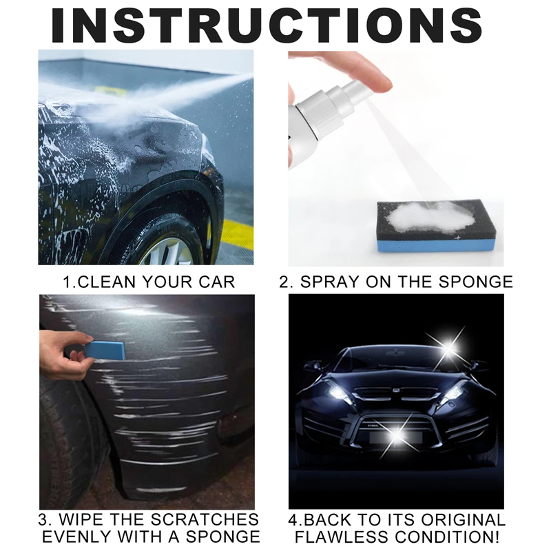 Car Scratch Remover Nano Spray Anti-scratch Spray Crystal Glass Glass Care Coating Super Coating Hydrophobic Ceramic Tools