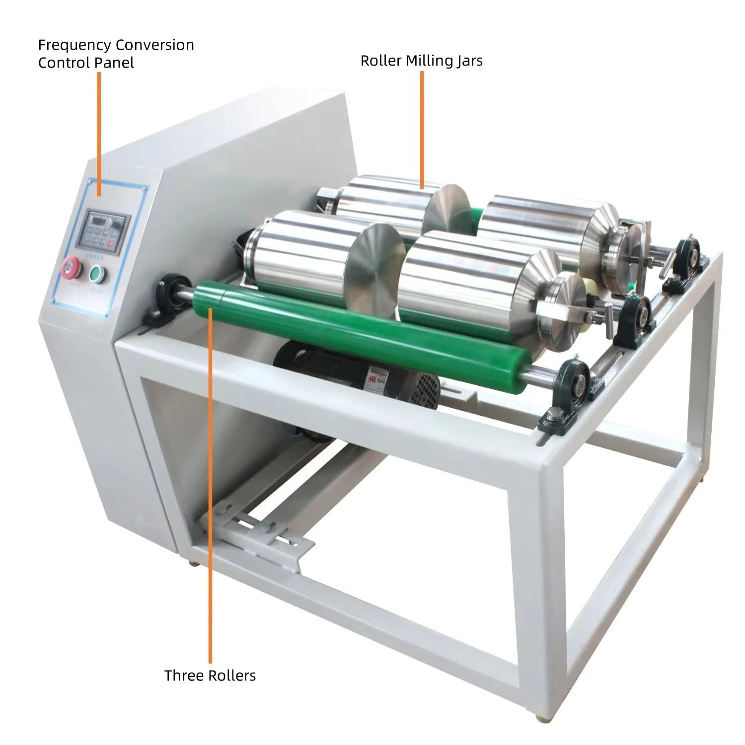 GQM-4-20 High-Capacity Four-Station Grinding Jar Mill Protective Enclosure Motor Bearing Gear for Food Processing Powder Making