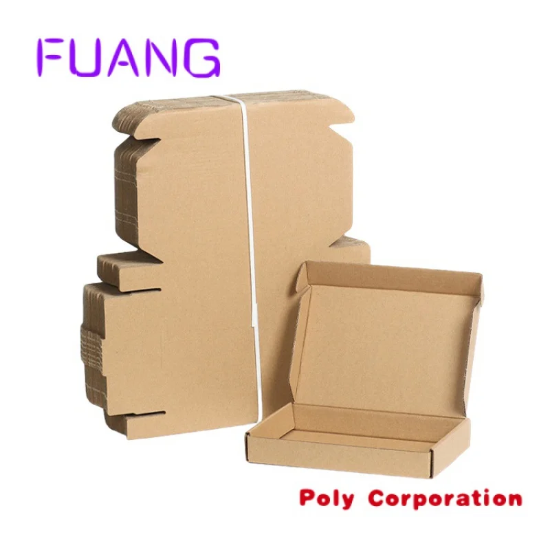 Custom  Cheapest Lower MOQ In Stock Cardboard Packaging Mailing Moving Shipping Boxes Corrugated Box shipppacking box for small 