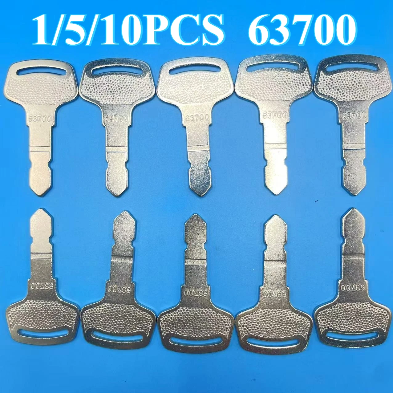1/5/10Pcs 63700 점화 키 SBA385210370 트랙터 G6030 G6035 MC22 1020 1025 1030 4055 4060 T1010과 호환 가능