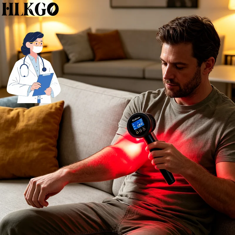 25 Diodes Multi Wavelength Cold Laser Pen LLLT Therapy for Human Pet Sciatica Neuropathy Pain Relief
