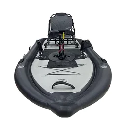 Hot sale inflatable pedal kayak pedal sup fishing drive system 12ft foot-pedal-kayak