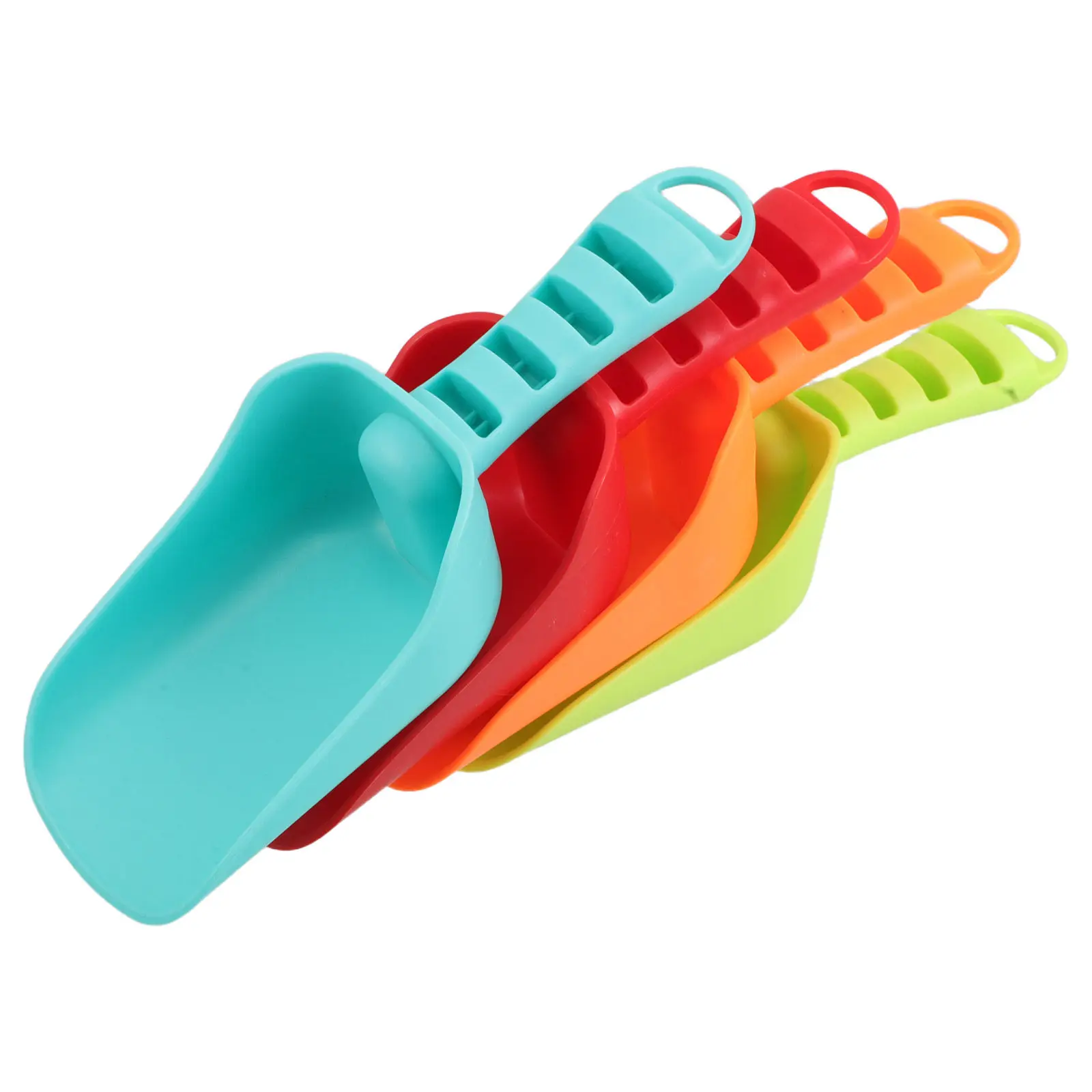 4 قطع من مجارف الشاطئ البلاستيكية الملونة، أدوات لجمع الرمل، ملحقات لعب الرمل للأطفال في الهواء الطلق، ألعاب حفر للأطفال الصغار