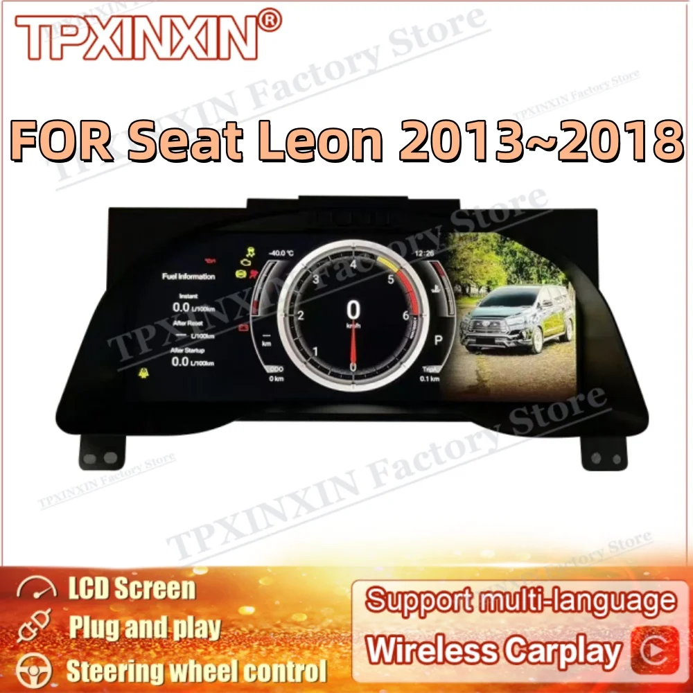 Para Toyota Innova 2016 ~ 2022 sistema Linux Digital LCD Panel de salpicadero de coche tablero Digital control del volante