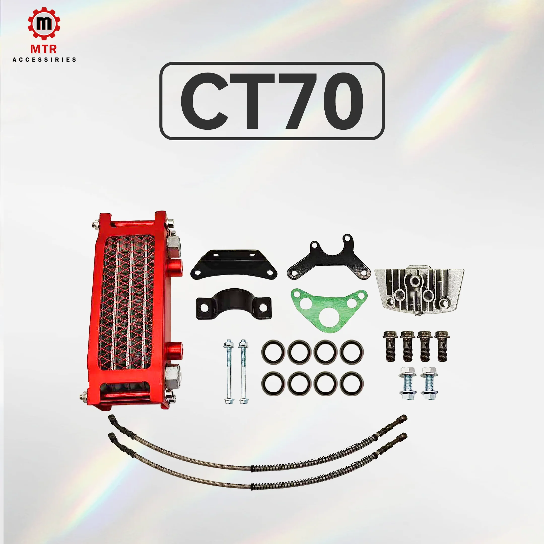 

DAX Oil Cooler Kit CT70 Radiator Oil Cooling Motorcycles Parts DAX CT70 Parts for HONDA CT70 ST70 Motorcycles