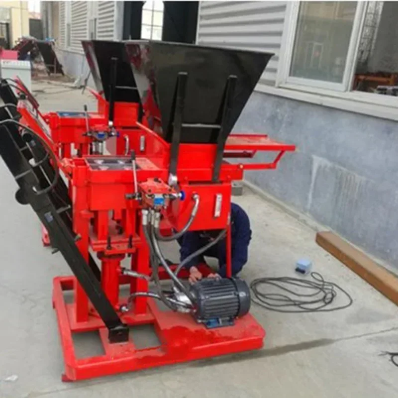 2026 Hot selling automatic interlocking brick machine  electric hydraulic press HY2-25 clay brick making machine