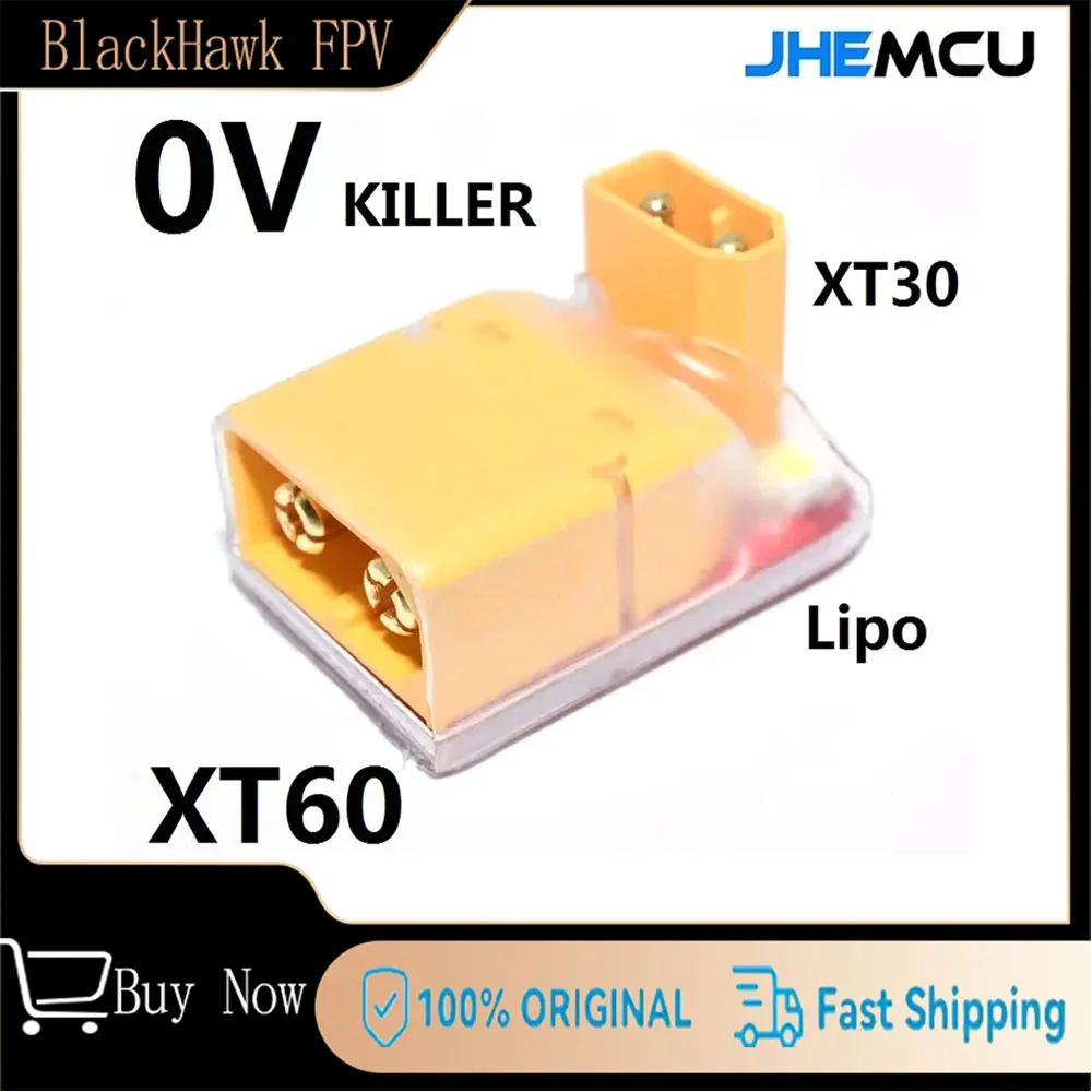 

RC LIPO Battery 0V Killer LIPO Killer XT30 XT60 Male Plug Discharger 26X16X18mm for RC Model FPV Drone Vehicle Car Boat Battery