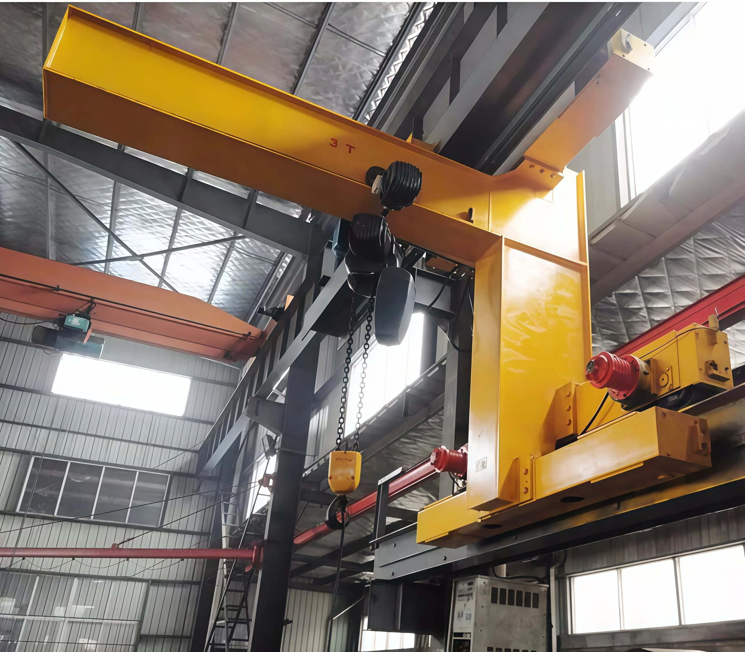 Customized 1 5 10 16 Ton Wall Traveling Type Jib Crane Single Double Speed 50HZ 60HZ Jib Crane For Industrial Installation