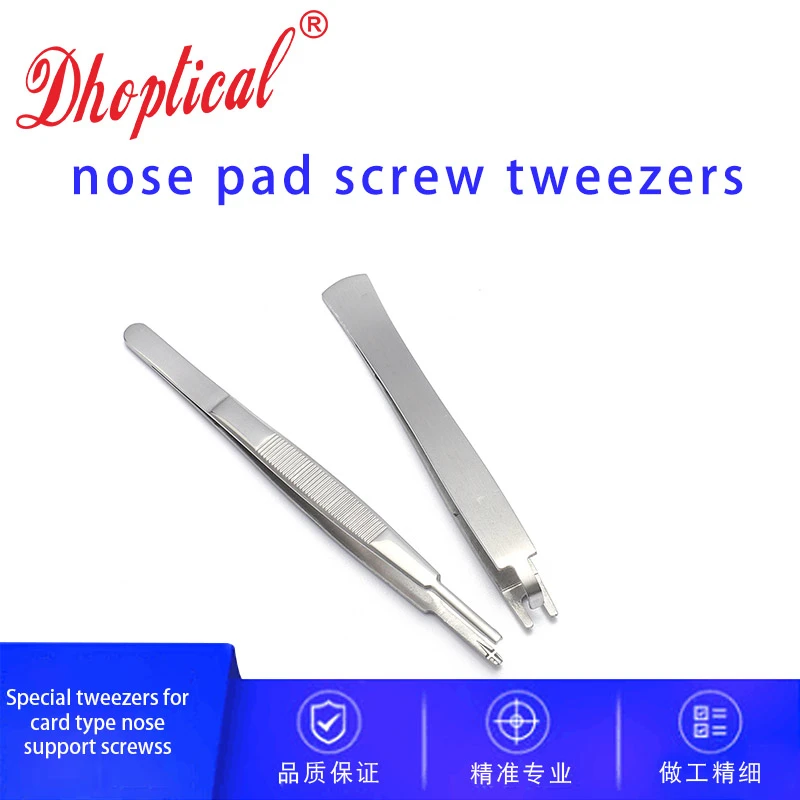 Push In Nose Pad Tweezers Screw Tool Use For Little Screw