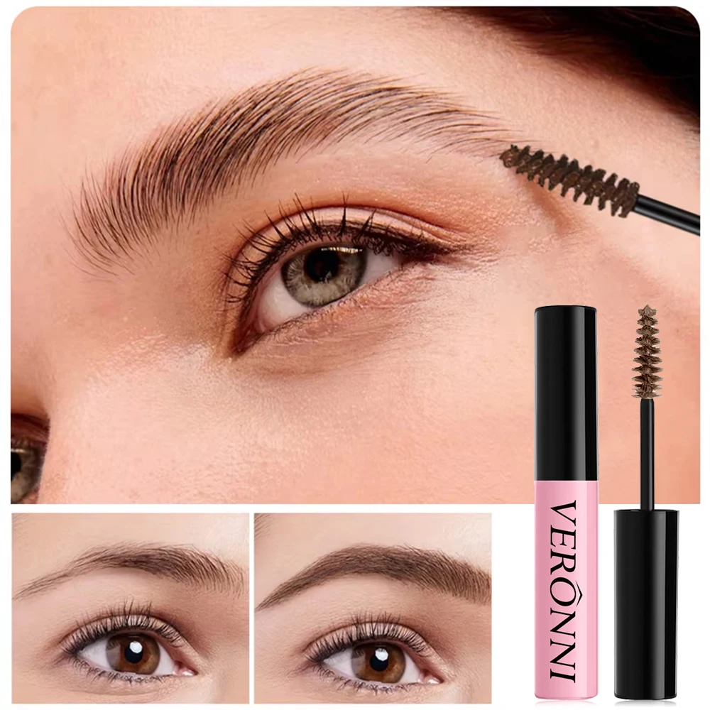 Máscara de cejas teñida natural, maquillaje de tinte de cejas de 4 colores, larga duración, resistente al agua, tinte de cejas, potenciadores de tinte, cosméticos de gel