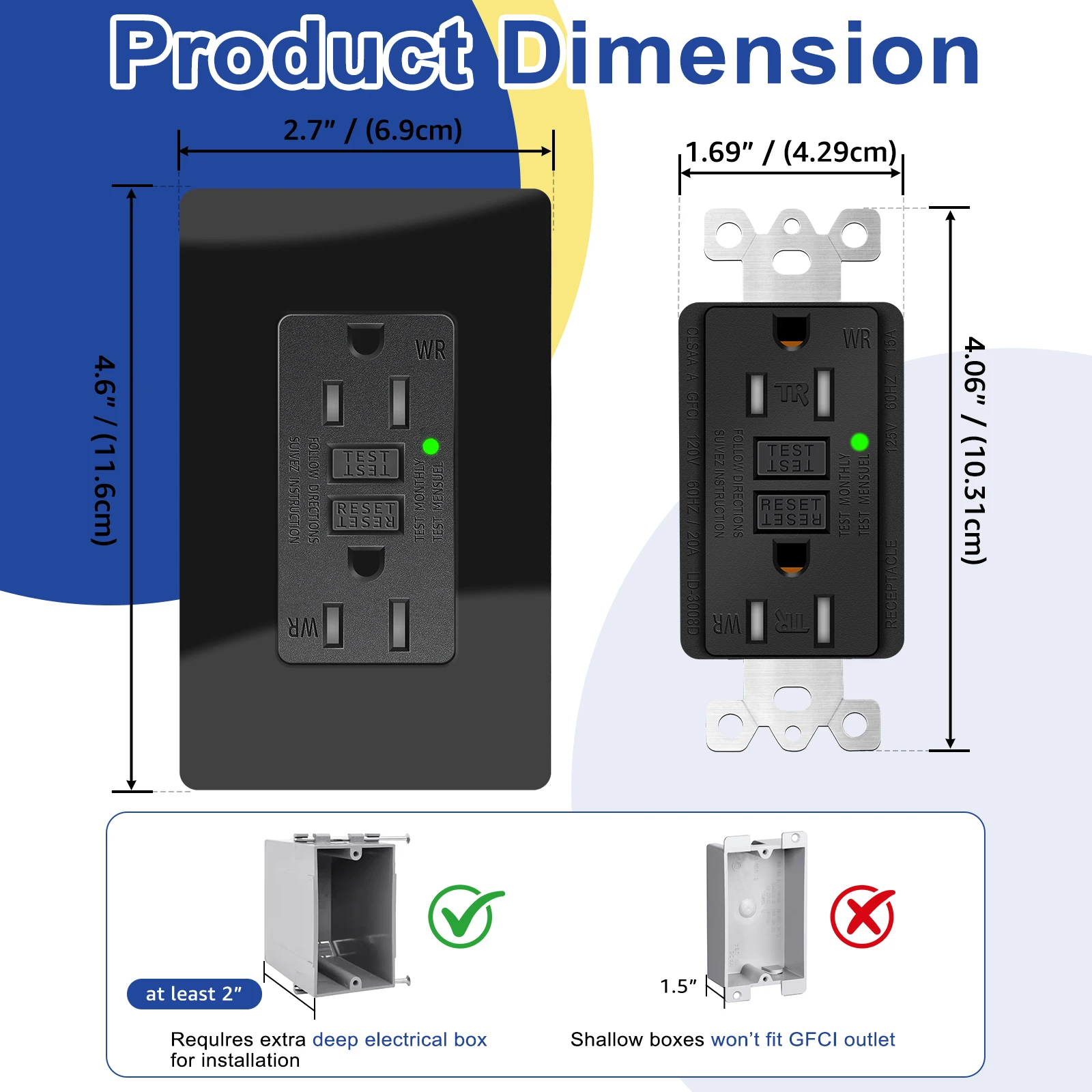 Presa GFCI da 15 Ampere Resist - Commercial Kitchen Outlets recensione e prezzo