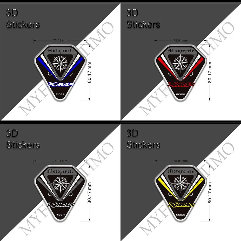 

For Yamaha X-max Xmax X Max 125 250 300 400 Motorcycle Scooters Windshield Windscreen Screen Wind Shield Emblem Logo Stickers