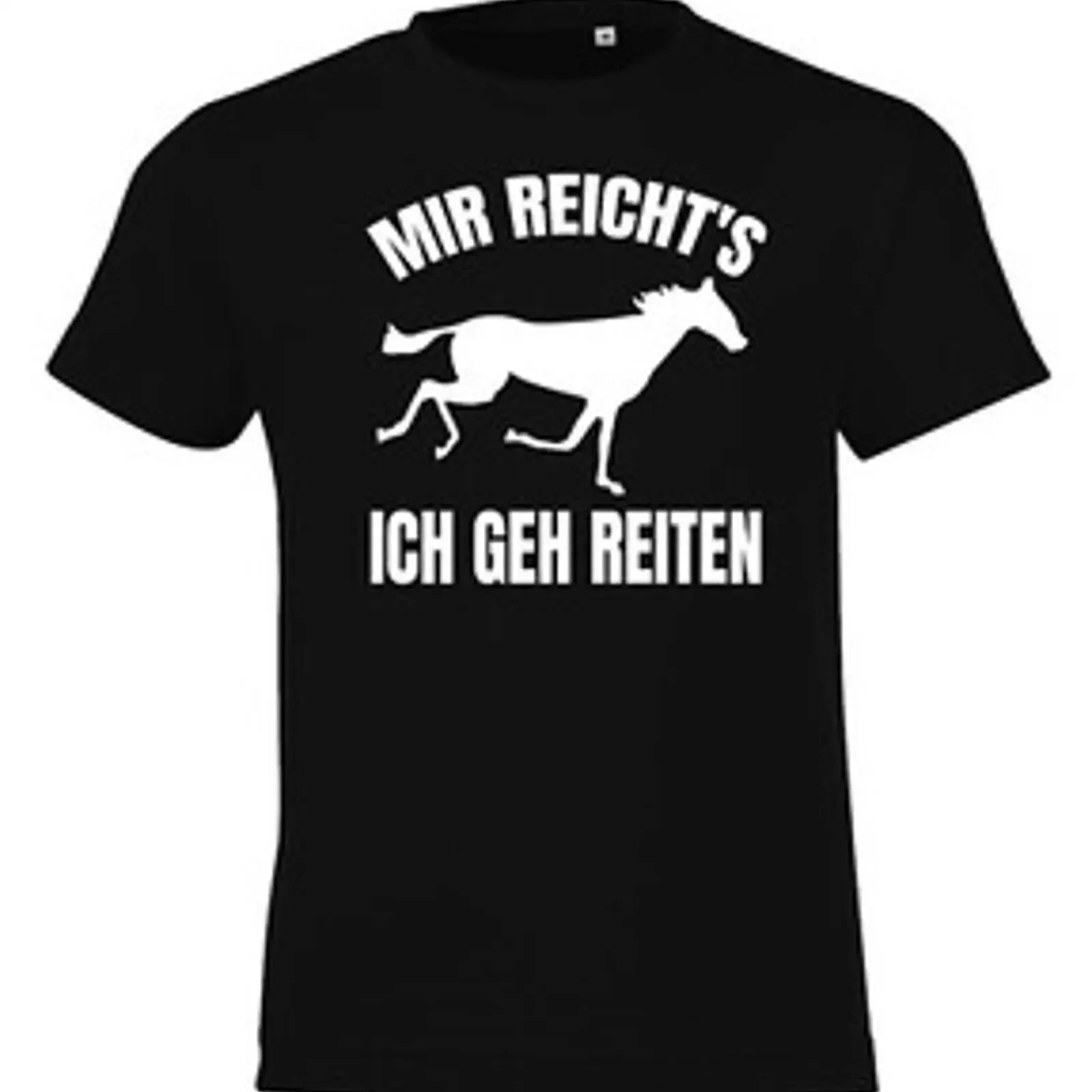 Youth Designz Mir Reichts Ich Geh Reiten Kinder T Shirt Print Reitsport Pferde vintage Washed Versatile Top For Everyday Wear