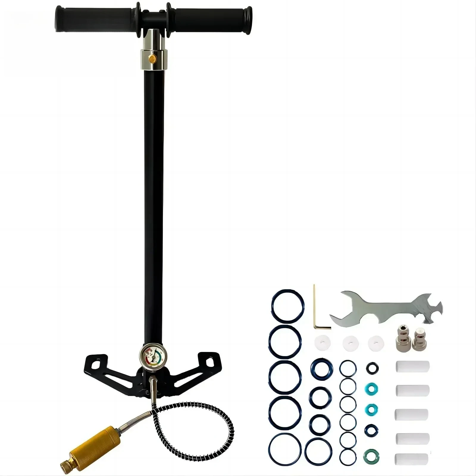 Stage 30mpa 4500Psi  PCP Hand Pump  High Pressure Operated HPA Tank Car Bicycle Air
