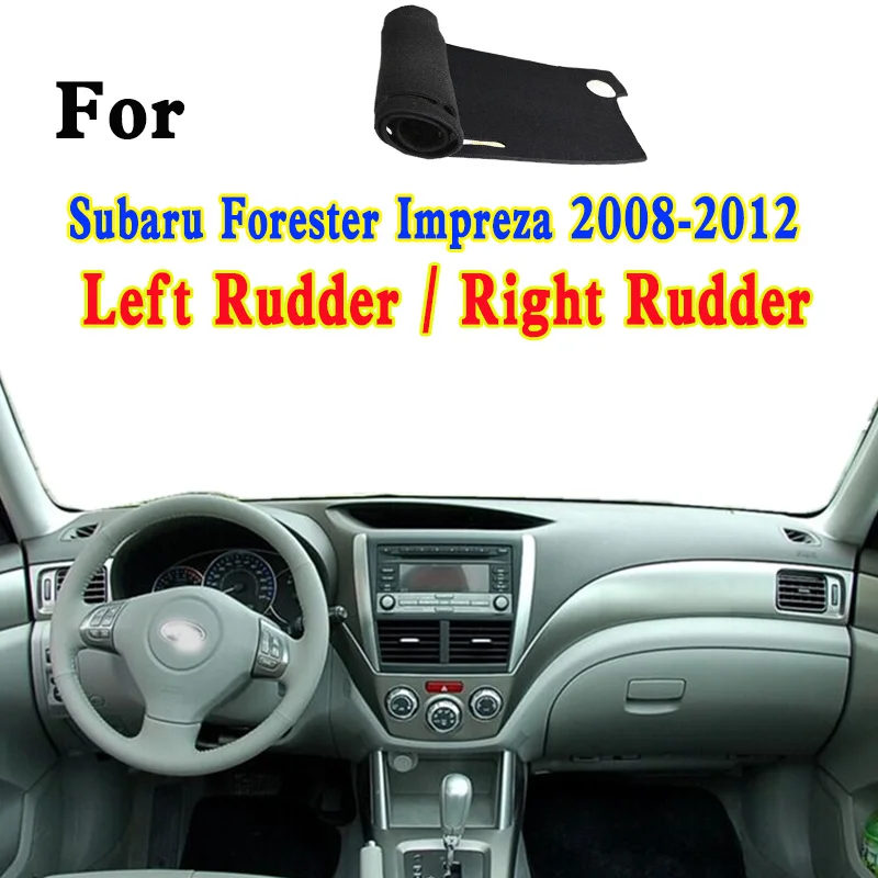 

For Subaru Forester SH9 08-12 Impreza Car-Styling Dashmat Dashboard Cover Instrument Panel Insulation Sunscreen Protective Pad