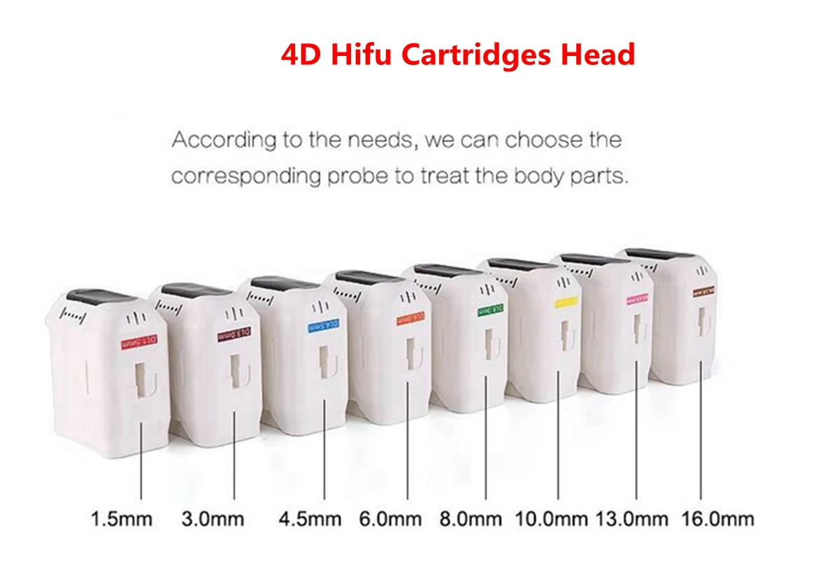 

20000 снимков 12 линий 4D HIFU, запасные части для головки, аксессуары для машины, подтяжка лица и тела против морщин