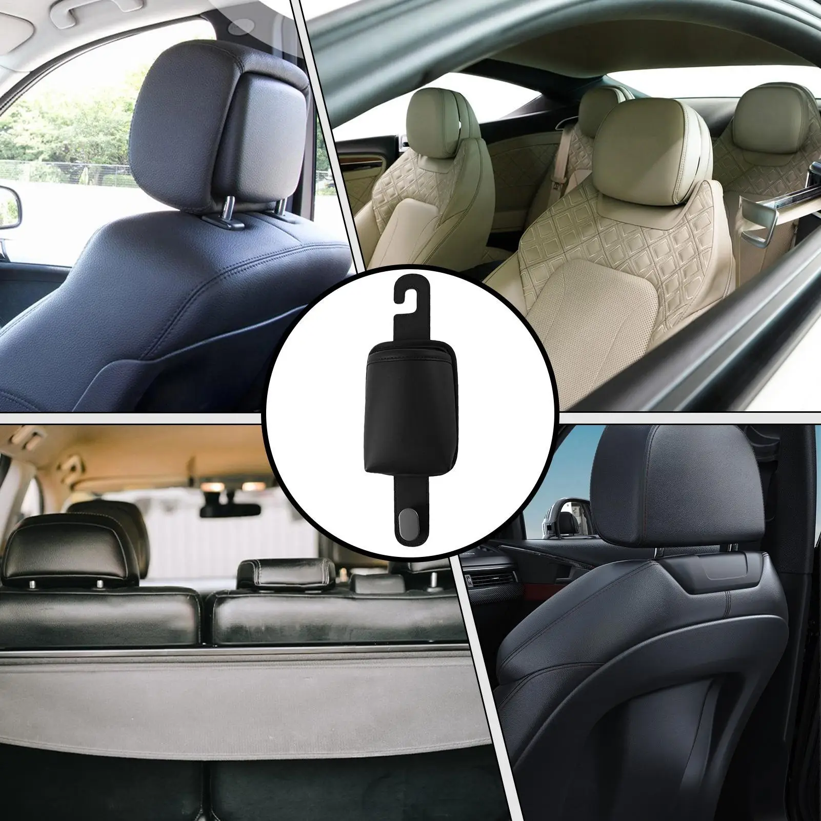 

Крючки для автомобильных сидений, подстаканник, органайзер, нескользящий крючок для подголовника автомобиля для интерьера грузовика, организации путешествий