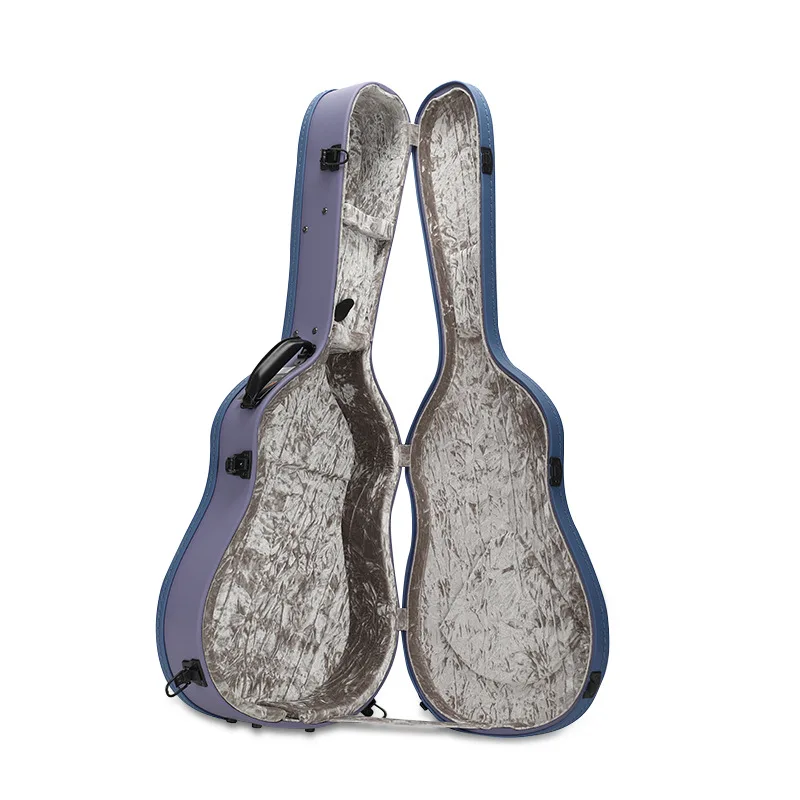 41 Inch Acoustic Guitar Hard Case, Thickened Shockproof Waterproof Durable Storage Box, Customizable Options Available