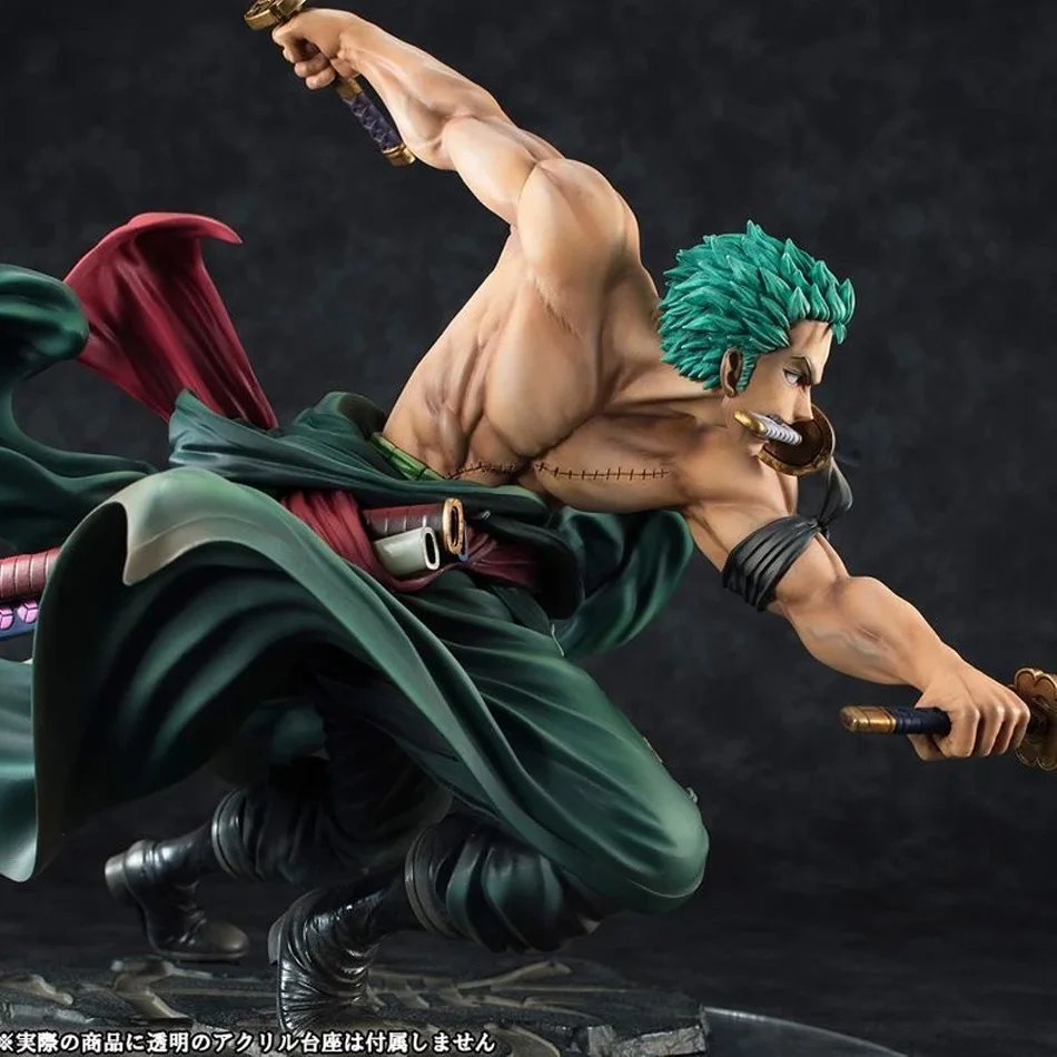 Figurine de dessin animé GK Roronoa Zoro, une pièce, 10cm, à trois lames, Sa-maximum, Manga, Collection de figurines d'action, modèle de jouet pour enfant