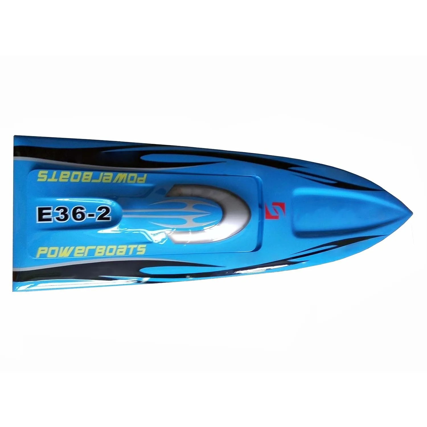 E36 Prepainted Blue Electric High Speed Racing KIT RC Boat Hull Only for Advanced Player Toucan Toys for Adults Gift TH02652