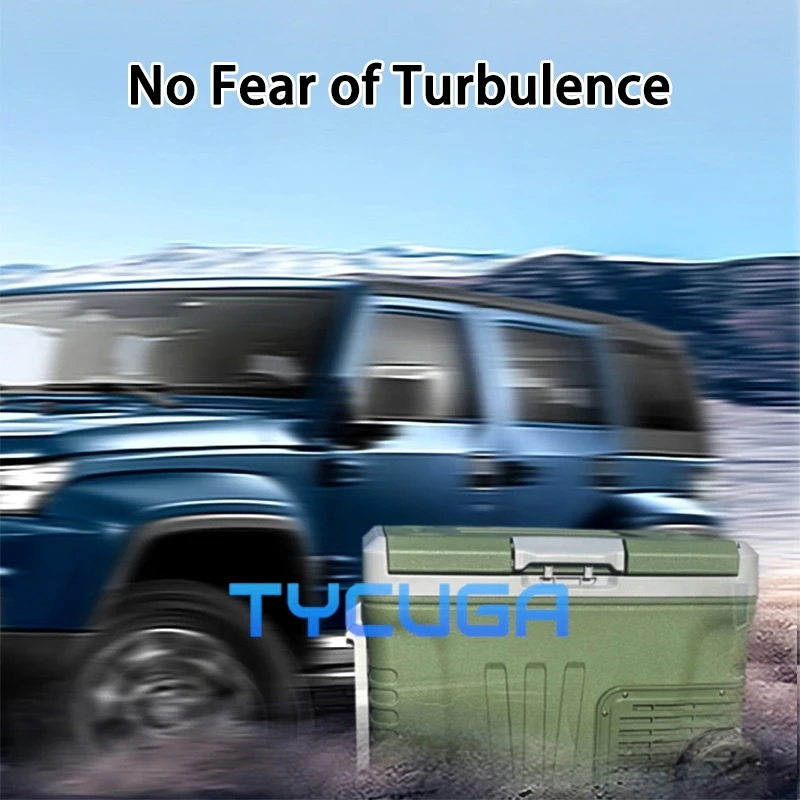 Автомобильный холодильник, уличный домашний морозильник для двух видов использования, мобильный холодильник для хранения на колесах, путешествия, кемпинга, рыбалки