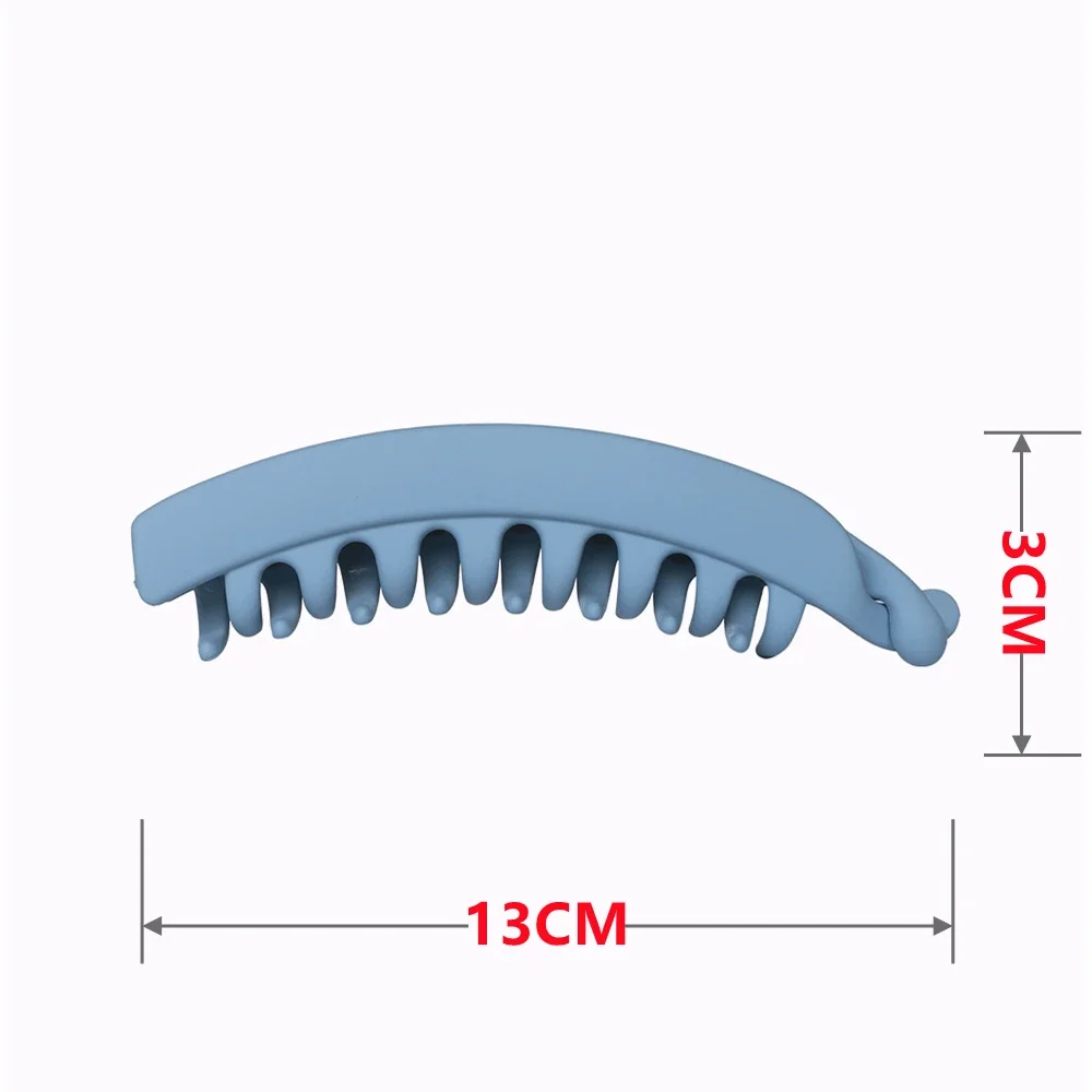 Mode Baru Klip Pisang Vertikal ABS Beku Wanita Memutar Rambut Cakar Kuncir Rambut Jepit Rambut Aksesoris Rambut Pegangan Rambut