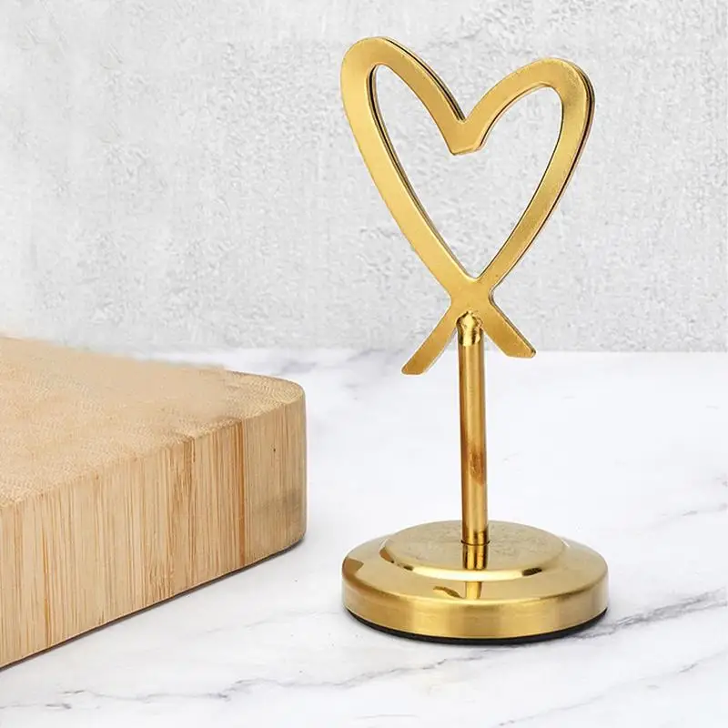 Table Card Holders Stand Sign Stand Holder For Place Cards Photo Picture Clip For Metal Name Clips Photo Picture Clip Holder For