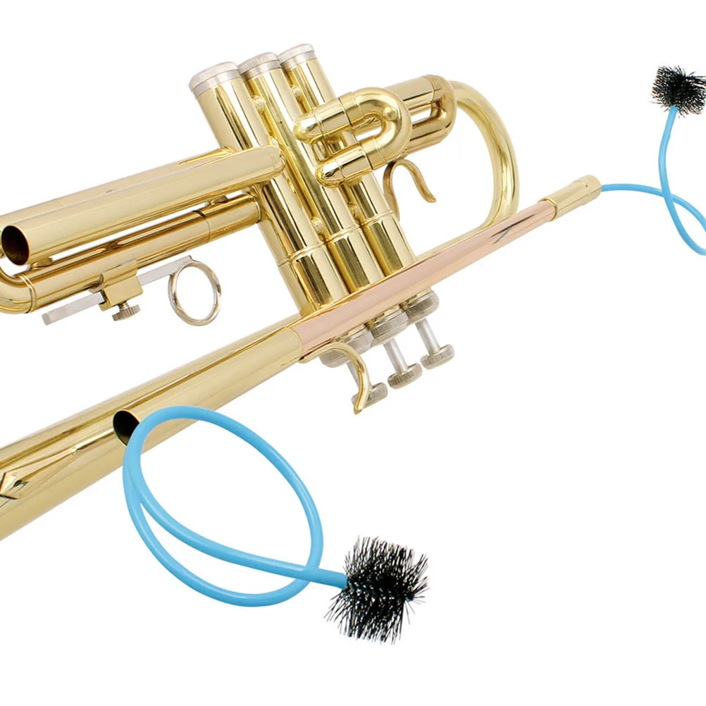 

1 set Trumpet Cleaning Kit Assorted Color Premium Material Non-Scratch Cleaning Tools For Cornet Trumpet Wind Instrument