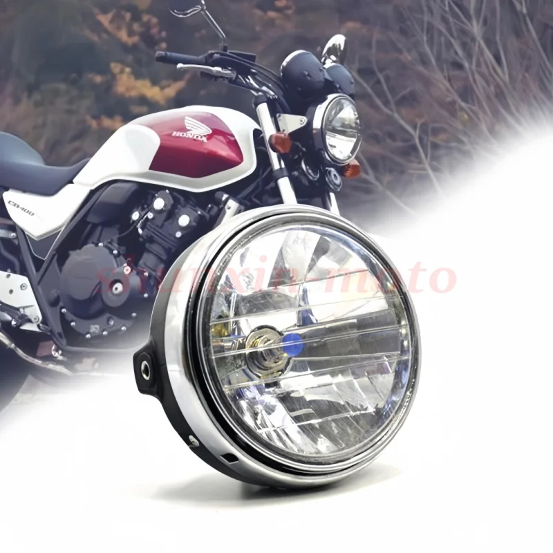 Faro del motociclo Testa Della Luce Della Lampada Del Faro Per Honda Hornet Cb400 Cb500 Cb600 Cb1300 Vtr250 Cb250 Vtec400 Cb Vtec 400